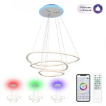 Подвесная люстра RGB Wi-Fi Citilux Неон Смарт CL731A330E (LED, 220V, умный дом - Алиса, на тросе)