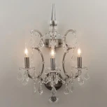 Бра Rococo L27923.65 (220V, хрусталь, подвески, подсвечник, свеча)