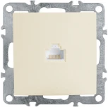 Розетка Ethernet RJ-45 (слоновая кость) Stekker Эрна 39325