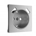 Накладка для розетки USB (cеребряный рифленый) Werkel W1179509 (a051365)