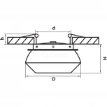 Встраиваемый точечный светильник Lightstar Orbe 051307 (LED, 220V)