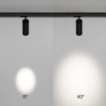 Трековый светильник трехфазный 20W 220V Maytoni Focus Zoom TR198-3-20W4K-Z-B