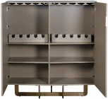 Комод Garda Decor 58DB-CHH14803 (Бронза/Серый)