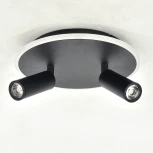 Настенно-потолочный светодиодный светильник 20046LED 20046SMA/02LED BK 28Вт, металл/акрил, черный