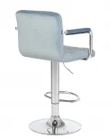 Стул барный KRUGER ARM (пудрово-голубой велюр (MJ9-74))