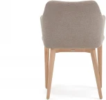 Стул Croft из коричневой синели с ножками из массива ясеня La Forma (ex Julia Grup) арт.148330