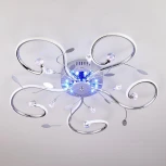 Потолочная люстра Eurosvet Curl 90129/5 хром