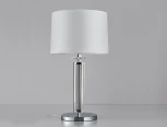 Интерьерная настольная лампа Newport 4400 4401/T chrome без абажура (220V, круглые)
