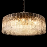 Подвесная люстра Loft It Nevada 10297/800 French gold (220V, хрусталь, на цепи, круглые)