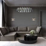 Бра хрустальное Bogate's Onyx 372/2 Strotskis (220V)