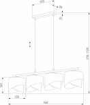 Подвесной светильник TK Lighting Marlon 4828 (220V, на проводе)
