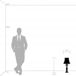 Интерьерная настольная лампа Osgona Princia 726911