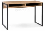 Письменный стол Notta Леон Лофт черный матовый / дуб вотан 489683