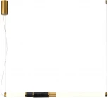 Подвесной светильник Odeon Light Marmi 4361/14L MIDCENT черный мрамор/антич. бронза/металл/акрил (ВЕРТ. И ГОРИЗОНТ) IP20 LED 14W 3000K 220V (на тросе)