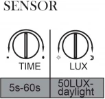 Настенный фонарь уличный светодиодный Oasis Light UNITE W2601-PiR Bl