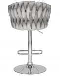 Стул барный DOBRIN MARCEL (серый велюр (MJ9-75))