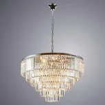 Подвесная люстра Divinare Nova 3001/02 LM-16 (220V, хрусталь, на цепи)