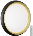 Настенно-потолочный светильник Sonex Tofiq Black 7651/EL PALE SN пластик/черный/золотой LED 70Вт 3000-6000К D480 IP43 пульт ДУ (220V, круглые)