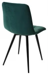 Стул CHILLI-Q зеленый #19, велюр / черный каркас, 4 шт/ 1 к