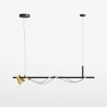 Подвесной светильник с гибким неоном Tau MOD166PL-L30GB3K Maytoni (LED, 220V, на тросе)