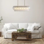 Подвесная люстра каскадная (12034/6PL Brass) Indigo Dalia V000376 (220V, на цепи)