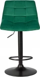 Стул барный DOBRIN TAILOR BLACK (зеленый велюр (MJ9-88)) 5017_BlackBase-LM BLACK, цвет сиденья зеленый (MJ9-88), основания черный