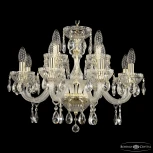 Подвесная люстра Bohemia 5417 5417/8+4/195 G Clear/M-1G