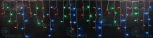 Гирлянда светодиодная Бахрома разноцветная с мерцанием 220B, 112 LED, провод прозрачный, IP54 RL-i3*0.5F-T/RGP Rich LED