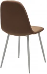 Стул CASSIOPEIA G028-15 светло-коричневый, ткань / белый каркас M-City 624M04009