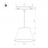 Трековый светильник магнитный светодиодный MAG-ORIENT-OLLAS-HANG-5W Day4000 (BK-GR, 80 deg, 48V) (Arlight, IP20 Металл) 036386