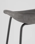 Стул барный Stool Group Beetle Lite PU серый УТ000001230