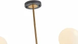 Потолочная люстра на штанге Arte Milano Neapolis-79808 279808/8 BK/GD (220V, шар)