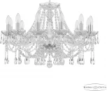 Подвесная люстра Bohemia 107 107/12/240 Ni (220V, подвески, на цепи, подсвечник, свеча)