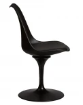 Стул обеденный TULIP (черное основание, цвет черный (B-03))
