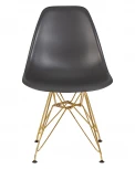 Стул обеденный DSR (ножки золотые, цвет тёмно-серый (GR-04))
