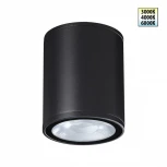 Потолочный светильник с переключ. цветовой температуры Novotech Tumbler 359535 черный LED 10W 220V 3000К\4000К\6000К (круглые, IP65)