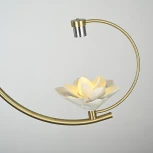 Подвесной светильник Magnolia 1 Flower Imperiumloft Magnolia01 (101770-26) (LED, 220V, на проводе, цветы)