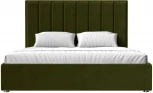 Кровать интерьерная Афродита 180 (Зеленый/Микровельвет) Лига Диванов арт.120587