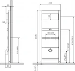 Система инсталляции для писсуаров Am.Pm I022701