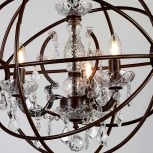 Подвесная люстра Favourite Orbit 1834-3P (220V, на цепи, подсвечник, свеча, шар)