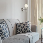 Бра Eurosvet Monica 90173/1 хром (LED, 220V, шар)