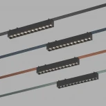 Трековый светильник Downlight 48V Denkirs Belty Grill DK5570-BK (LED)