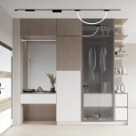 Трековый светильник с гибким неоном магнитный 48V Denkirs Air Ray DK5357-BK (LED)