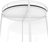 Столик журнальный SHT-CT20 каменный уголь/белый муар от фабрики Mebelik