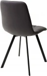 Стул CHILLI SQUARE HK017-11 темно-серый, PU / черный каркас М-City