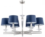 Потолочная люстра на штанге Kutek Zola ZOL-ZW-6(N/A) (220V, хрусталь Asfour)