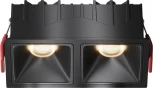 Встраиваемый светильник Maytoni Alfa LED DL043-02-10W3K-SQ-B-1 (220V)