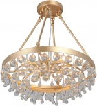 Подвесная люстра Vitaluce V5352-8/4S, 4хE14 макс. 40Вт (220V, хрусталь)