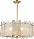 Подвесная люстра хрустальная на штанге Arte Milano Sorrento-2109 372109/6/350/500 GD (220V)