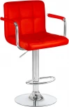 Стул барный KRUGER ARM (красный)